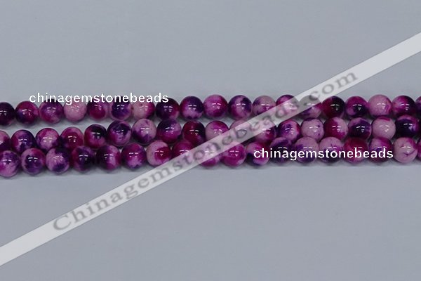 CMJ585 15.5 inches 10mm round rainbow jade beads wholesale