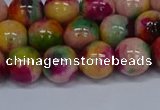 CMJ592 15.5 inches 10mm round rainbow jade beads wholesale