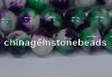 CMJ599 15.5 inches 10mm round rainbow jade beads wholesale