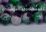 CMJ600 15.5 inches 12mm round rainbow jade beads wholesale