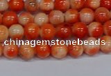 CMJ604 15.5 inches 6mm round rainbow jade beads wholesale