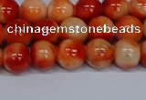 CMJ605 15.5 inches 8mm round rainbow jade beads wholesale