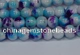 CMJ611 15.5 inches 6mm round rainbow jade beads wholesale