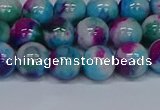 CMJ613 15.5 inches 10mm round rainbow jade beads wholesale