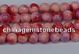 CMJ618 15.5 inches 6mm round rainbow jade beads wholesale