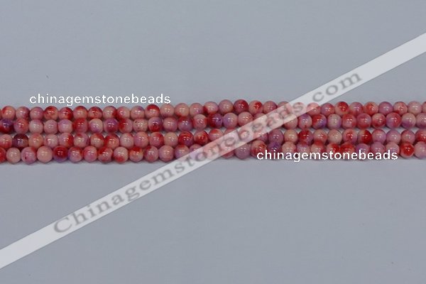 CMJ618 15.5 inches 6mm round rainbow jade beads wholesale