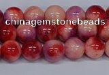 CMJ619 15.5 inches 8mm round rainbow jade beads wholesale