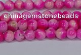 CMJ638 15.5 inches 4mm round rainbow jade beads wholesale