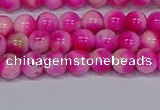 CMJ639 15.5 inches 6mm round rainbow jade beads wholesale