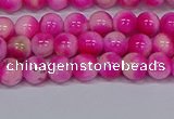 CMJ639 15.5 inches 6mm round rainbow jade beads wholesale