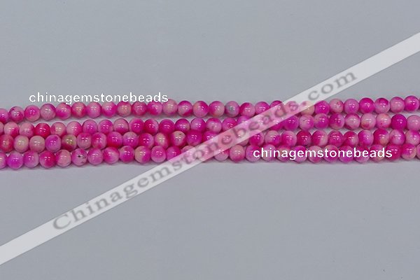 CMJ639 15.5 inches 6mm round rainbow jade beads wholesale