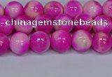 CMJ640 15.5 inches 8mm round rainbow jade beads wholesale