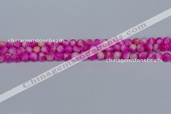 CMJ640 15.5 inches 8mm round rainbow jade beads wholesale