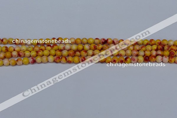 CMJ646 15.5 inches 6mm round rainbow jade beads wholesale