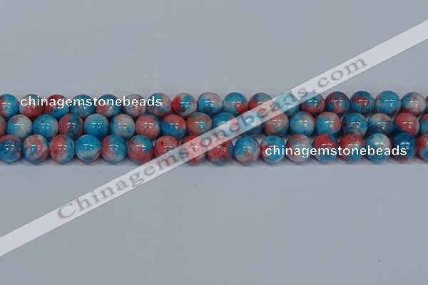 CMJ663 15.5 inches 12mm round rainbow jade beads wholesale