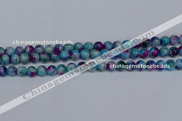 CMJ690 15.5 inches 10mm round rainbow jade beads wholesale