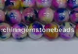 CMJ711 15.5 inches 10mm round rainbow jade beads wholesale