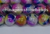 CMJ712 15.5 inches 12mm round rainbow jade beads wholesale