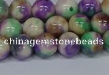 CMJ718 15.5 inches 10mm round rainbow jade beads wholesale