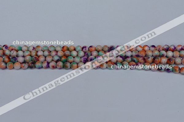 CMJ723 15.5 inches 6mm round rainbow jade beads wholesale