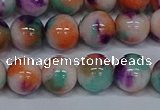 CMJ725 15.5 inches 10mm round rainbow jade beads wholesale