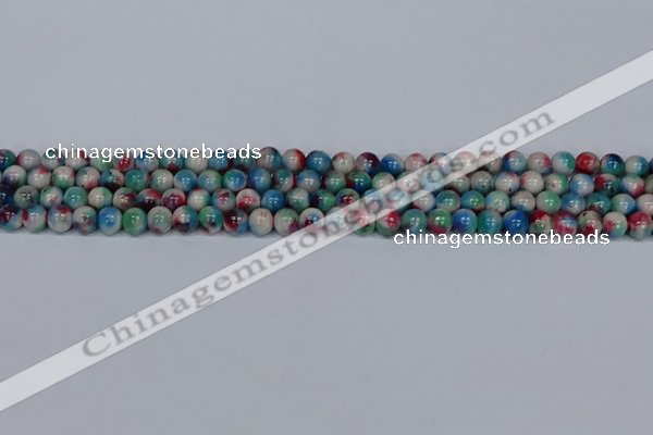 CMJ730 15.5 inches 6mm round rainbow jade beads wholesale