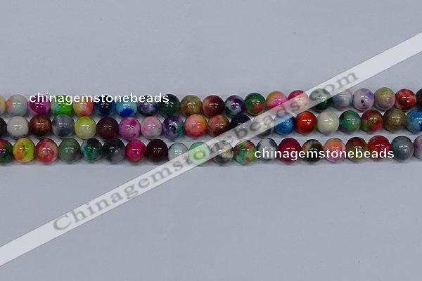 CMJ753 15.5 inches 10mm round rainbow jade beads wholesale