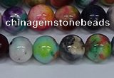 CMJ754 15.5 inches 12mm round rainbow jade beads wholesale