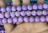 CMJ819 15.5 inches 12mm round matte Mashan jade beads wholesale