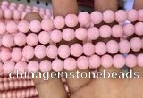 CMJ822 15.5 inches 8mm round matte Mashan jade beads wholesale