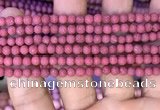 CMJ830 15.5 inches 4mm round matte Mashan jade beads wholesale