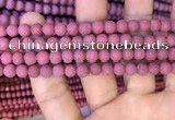 CMJ831 15.5 inches 6mm round matte Mashan jade beads wholesale