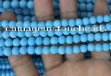 CMJ836 15.5 inches 6mm round matte Mashan jade beads wholesale