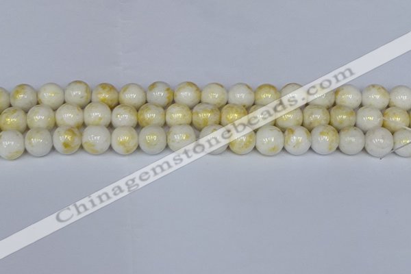 CMJ902 15.5 inches 8mm round Mashan jade beads wholesale