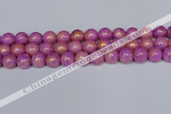 CMJ924 15.5 inches 12mm round Mashan jade beads wholesale