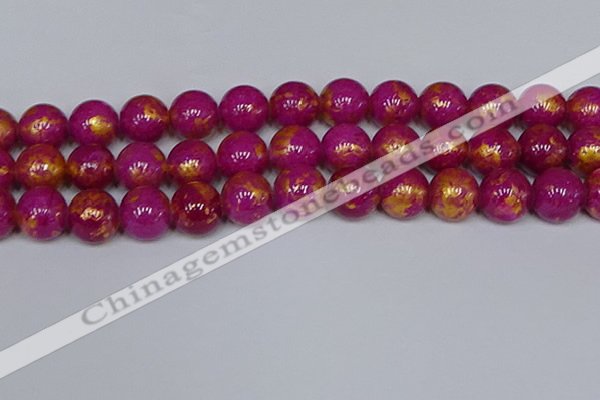 CMJ929 15.5 inches 12mm round Mashan jade beads wholesale