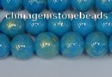 CMJ951 15.5 inches 6mm round Mashan jade beads wholesale