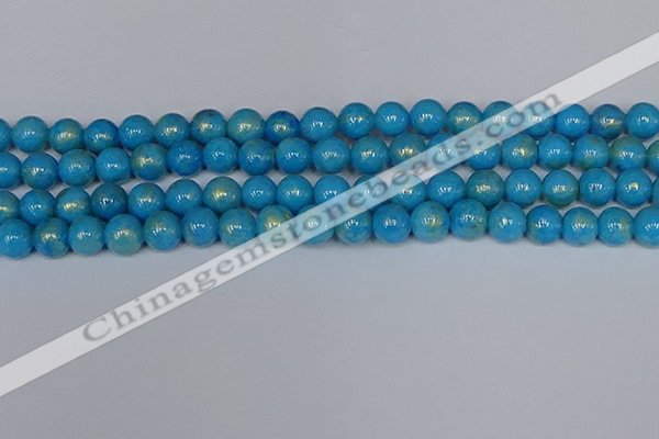 CMJ951 15.5 inches 6mm round Mashan jade beads wholesale