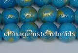 CMJ952 15.5 inches 8mm round Mashan jade beads wholesale