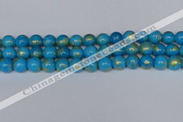 CMJ953 15.5 inches 10mm round Mashan jade beads wholesale