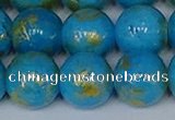 CMJ954 15.5 inches 12mm round Mashan jade beads wholesale