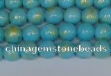 CMJ965 15.5 inches 4mm round Mashan jade beads wholesale