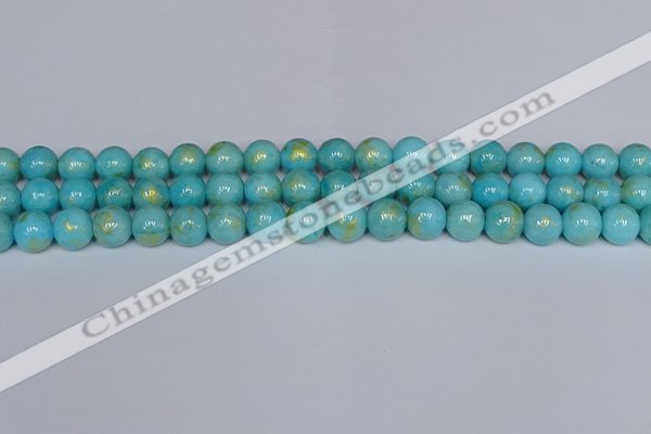 CMJ966 15.5 inches 6mm round Mashan jade beads wholesale