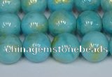 CMJ967 15.5 inches 8mm round Mashan jade beads wholesale