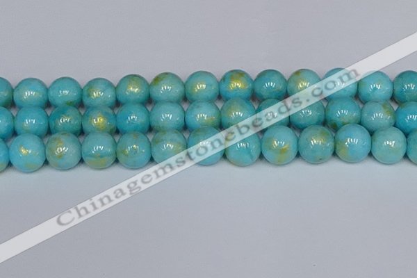 CMJ969 15.5 inches 12mm round Mashan jade beads wholesale