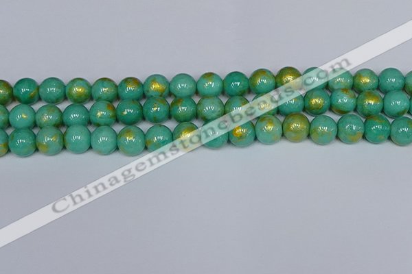 CMJ973 15.5 inches 10mm round Mashan jade beads wholesale