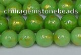 CMJ976 15.5 inches 6mm round Mashan jade beads wholesale