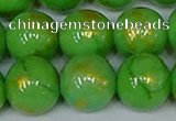 CMJ978 15.5 inches 10mm round Mashan jade beads wholesale