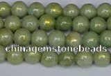 CMJ980 15.5 inches 4mm round Mashan jade beads wholesale