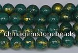 CMJ990 15.5 inches 4mm round Mashan jade beads wholesale